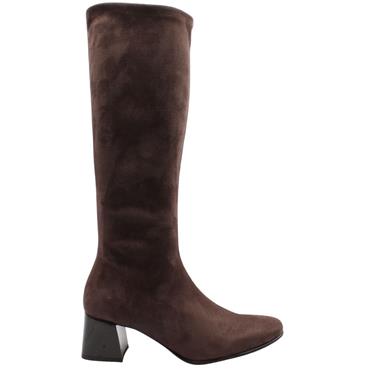 MISS ELASTIC 75435 KNEE HIGH BOOT - BROWN SUEDE